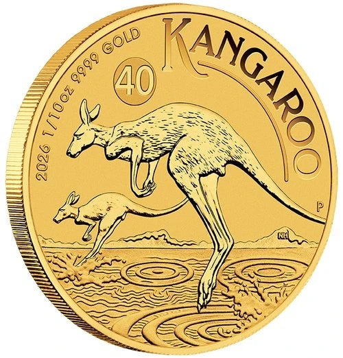 1/10 Unze Gold Australian Kangaroo 2026