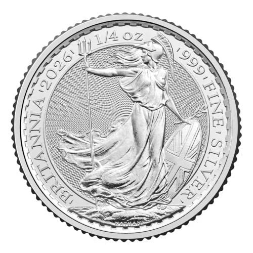 1/4 Unze Silber Britannia 2026