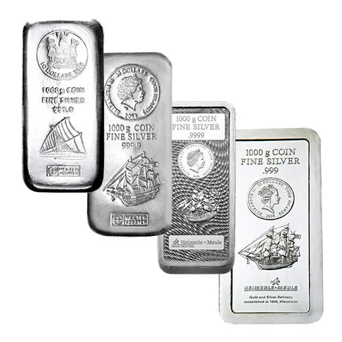 1 Kilo Silber Cook Island Münzbarren - differenzbesteuert