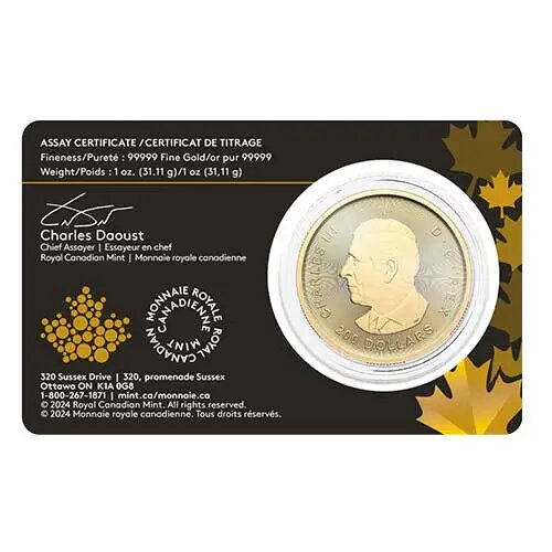 1 Unze Gold Klondike Goldrausch 2024