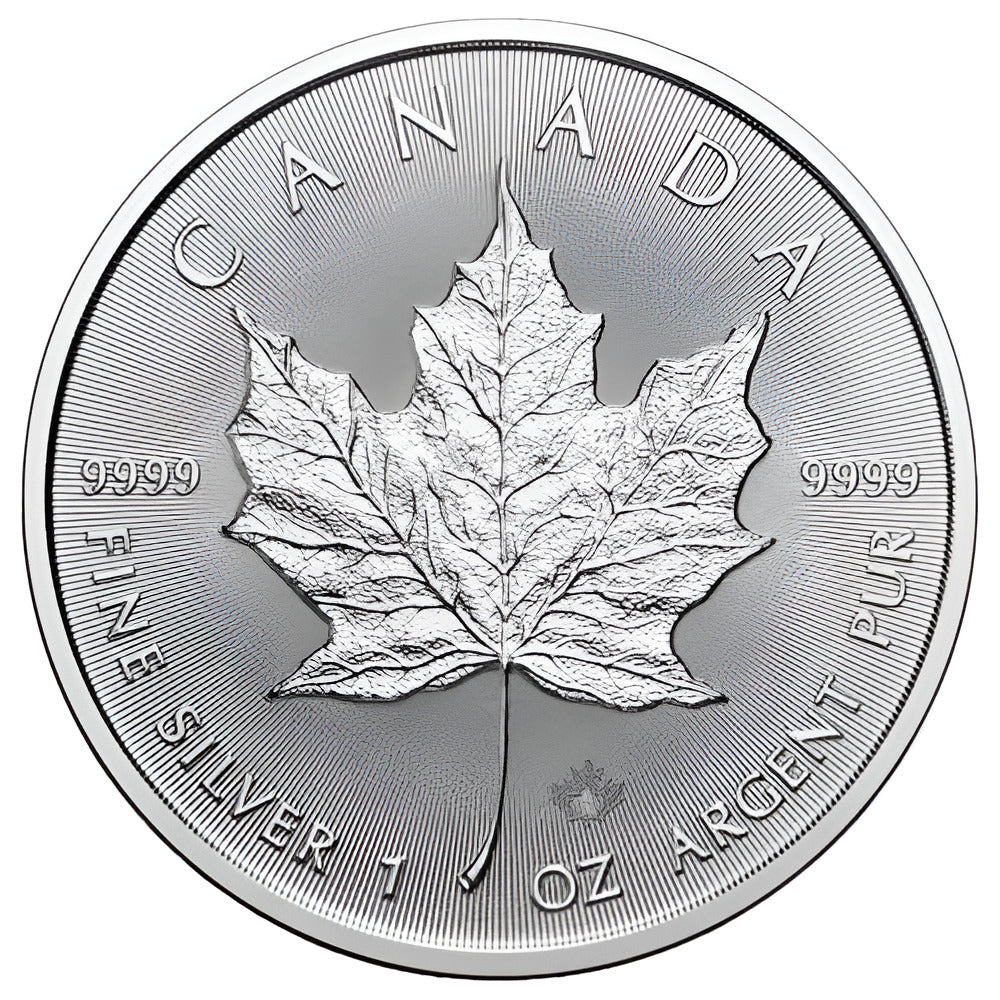 500 x 1 Unze Silber Maple Leaf diverse Jahrgänge - differenzbesteuert