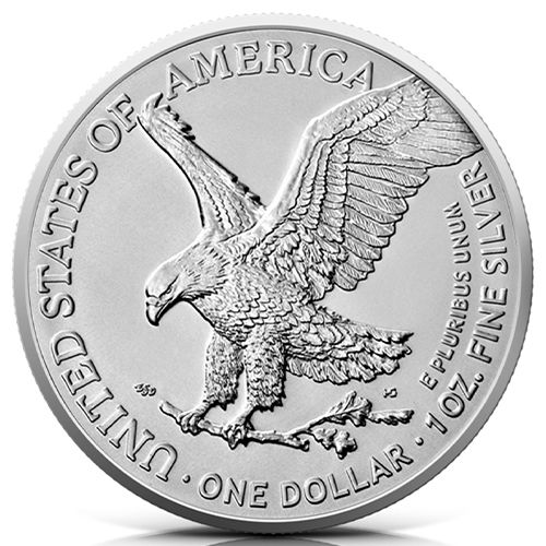 Wertseite 1 Unze Silber Eagle Der Vollmond 2022, Feingehalt 999,0/1000, Art Color Collection