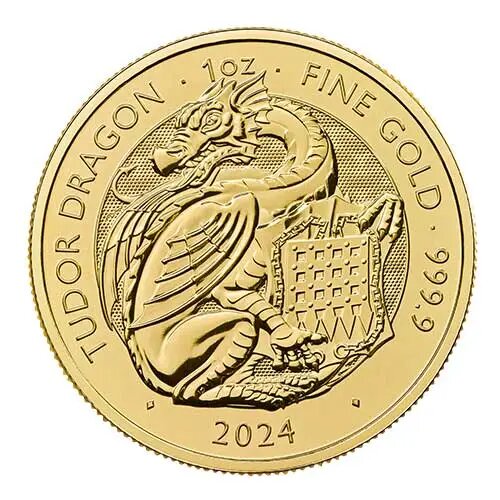 1 Unze Gold The Tudor Beasts Dragon 2024