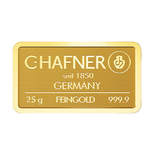 Goldbarren C. Hafner - 25 Gramm - Prägebarren