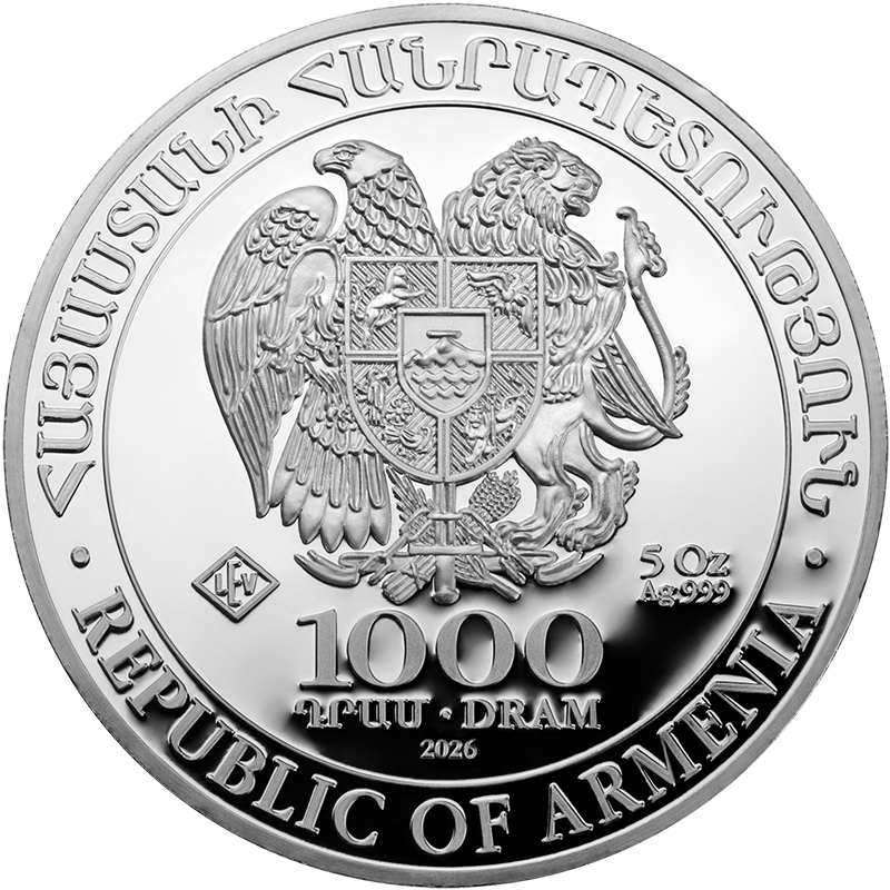 5 Unzen Silber Arche Noah 2026 Silbermünze Leipziger Edelmetallverarbeitung 5 Unzen | Glänzend Vorsorgen