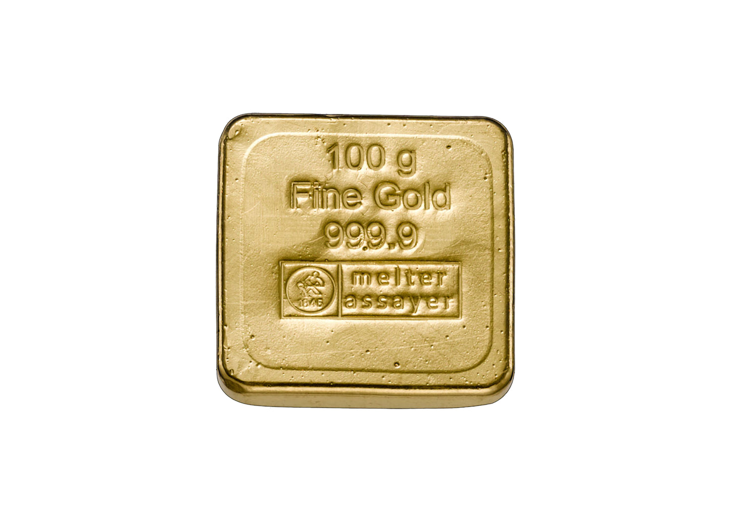 100g Gold Gussbarren Heimerle+Meule