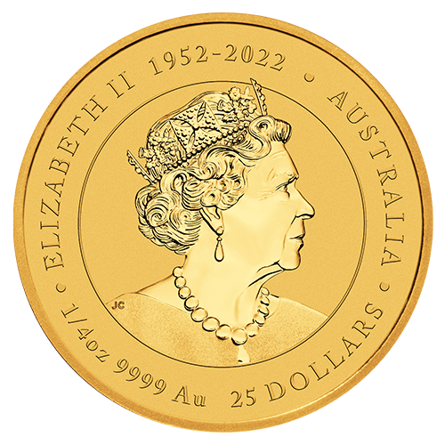 1/4 Unze Gold Lunar Serie III Drache 2024