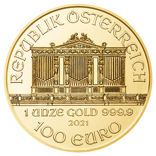 1 Unze Gold Wiener Philharmoniker diverse Jahrgänge