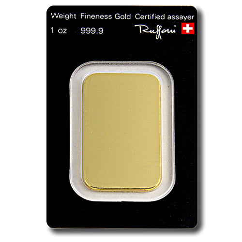 1 Unze Gold Prägebarren Argor Heraeus