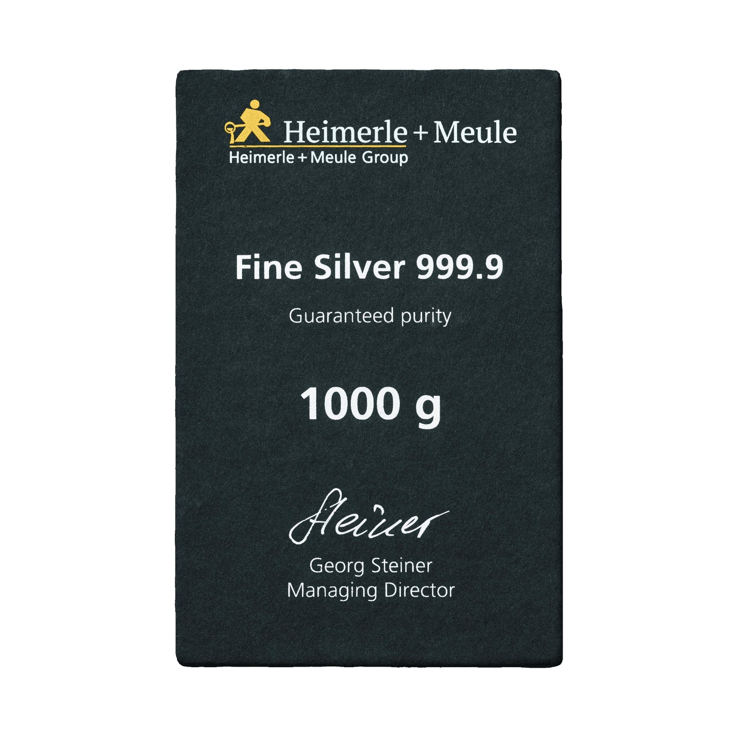 1 Kilo Silber Gussbarren Heimerle+Meule Silberbarren Heimerle + Meule 1 Kilo | Glänzend Vorsorgen