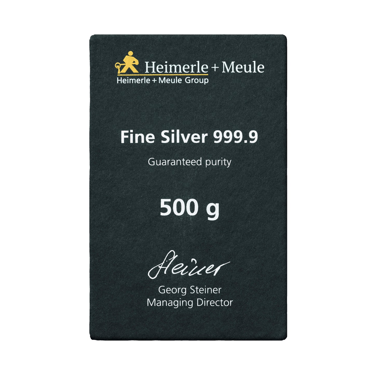 500g Silber Gussbarren Heimerle+Meule