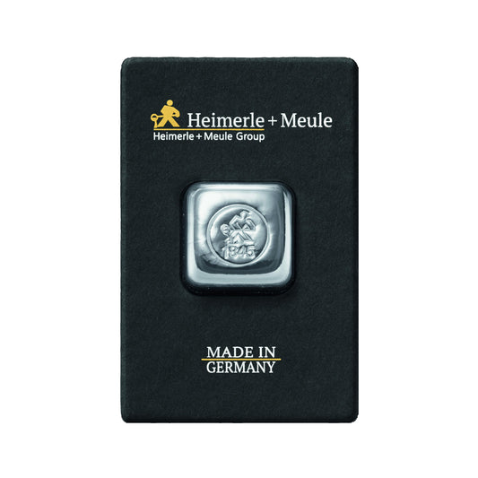 50g Silber Gussbarren Heimerle+Meule