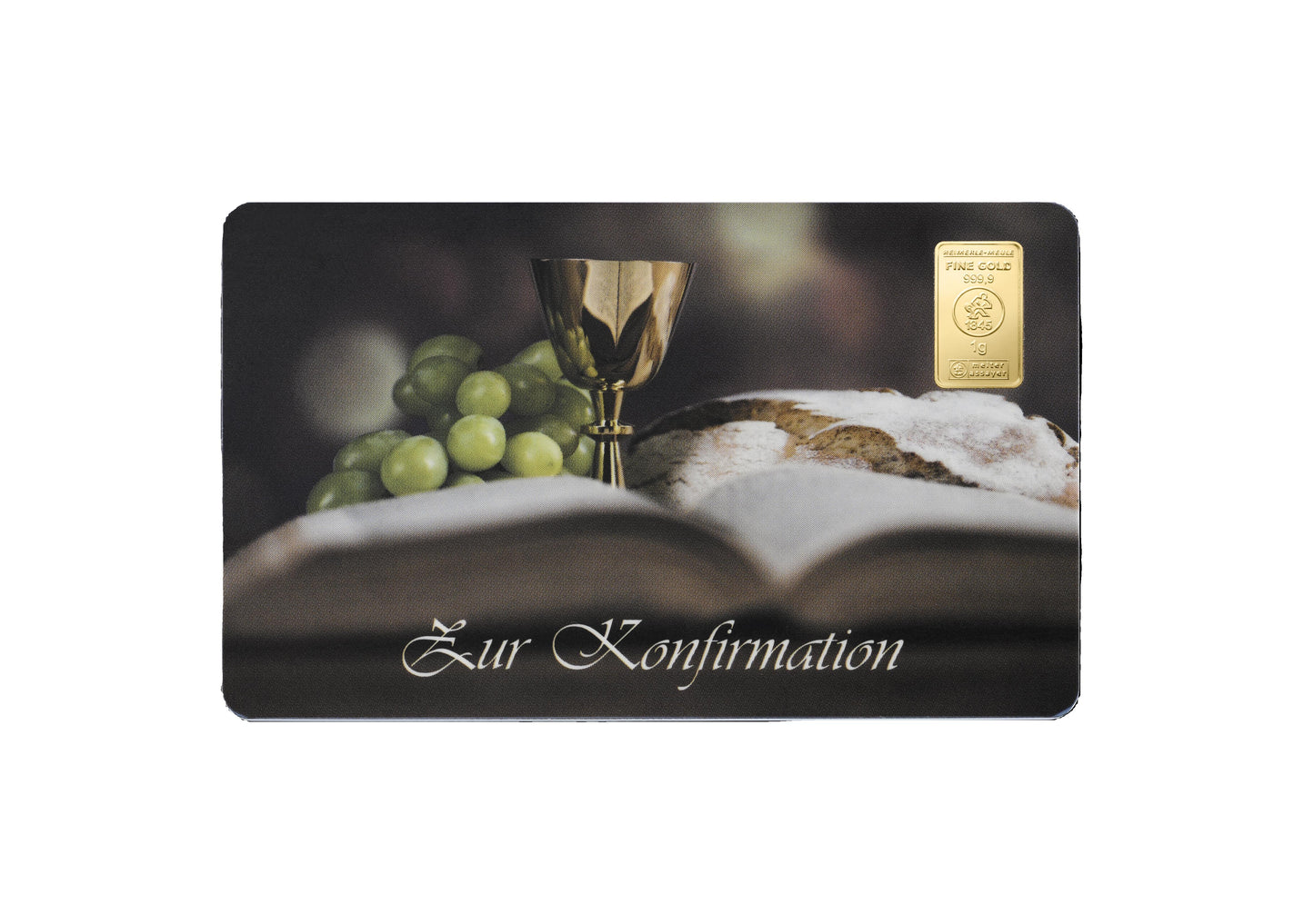 FineCard 1 Gramm Gold - „Zur Konfirmation“