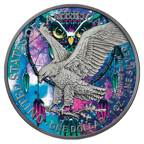 1 Unze Silber Eagle Die Eule 2021