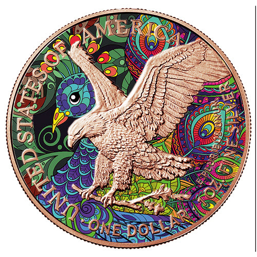 1 Unze Silber Eagle Der Pfau 2021