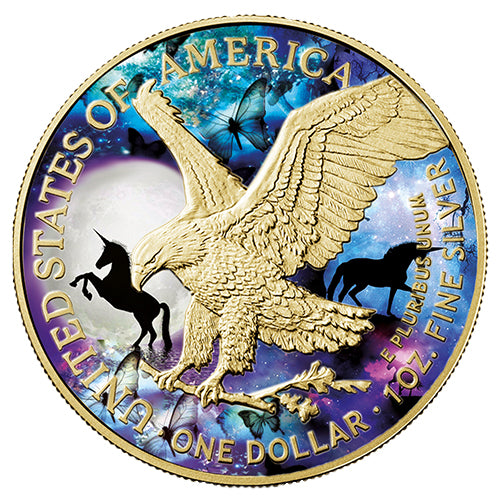 1 Unze Silber Eagle Das Einhorn 2021
