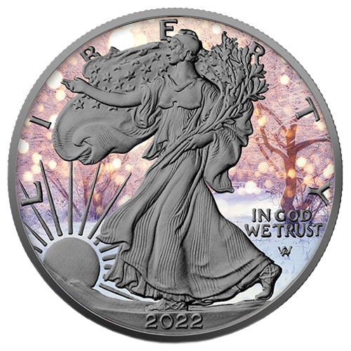 1 Unze Silber Eagle Winter 2022