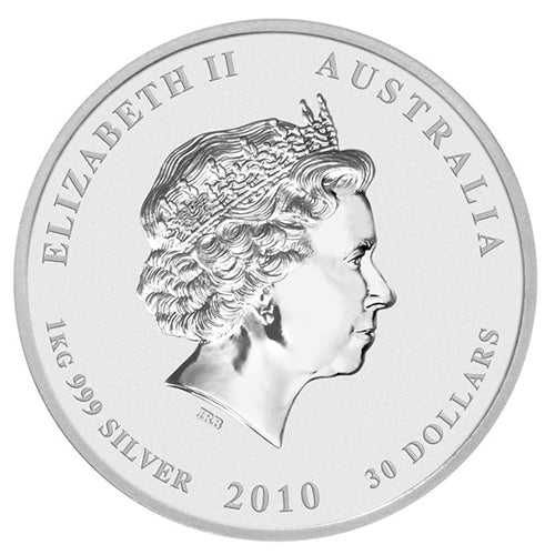 1 Kilo Silber Lunar II Tiger 2010 differenzbesteuert