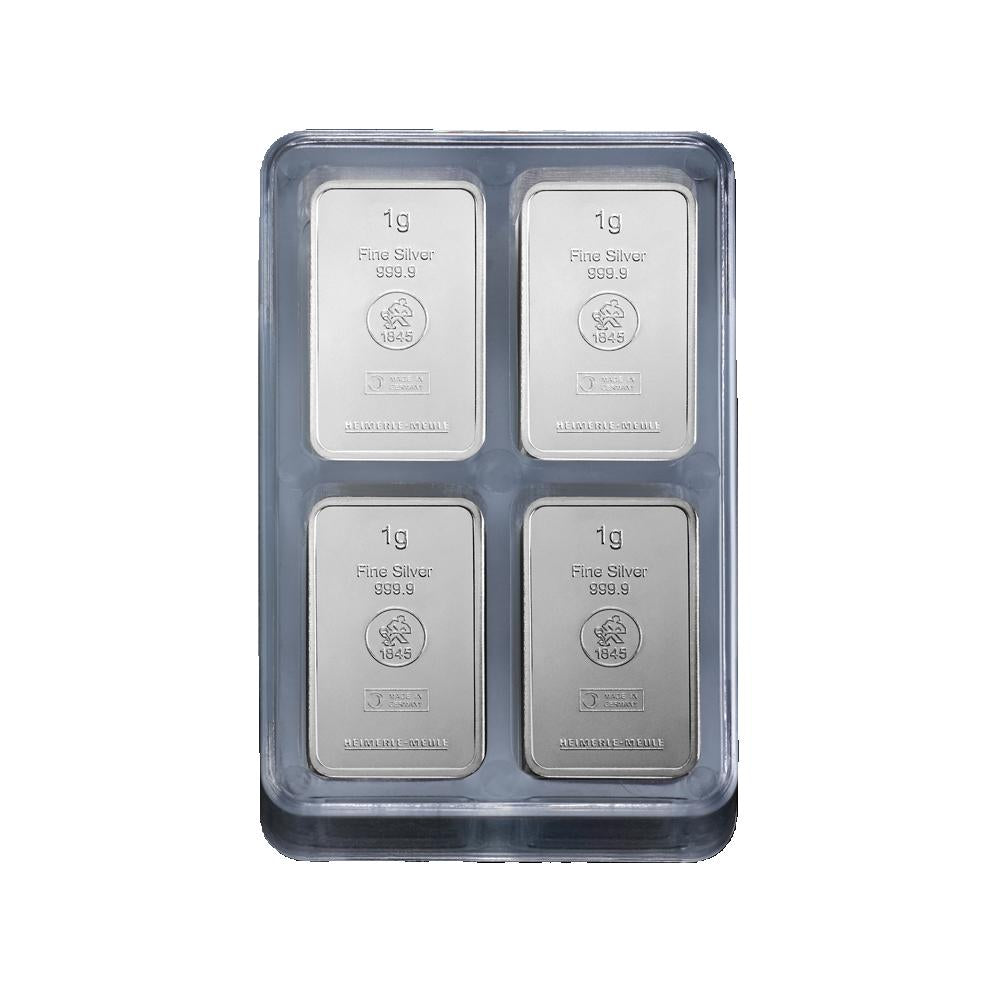 UnityBox Silber Heimerle + Meule - 100 x 1 Gramm