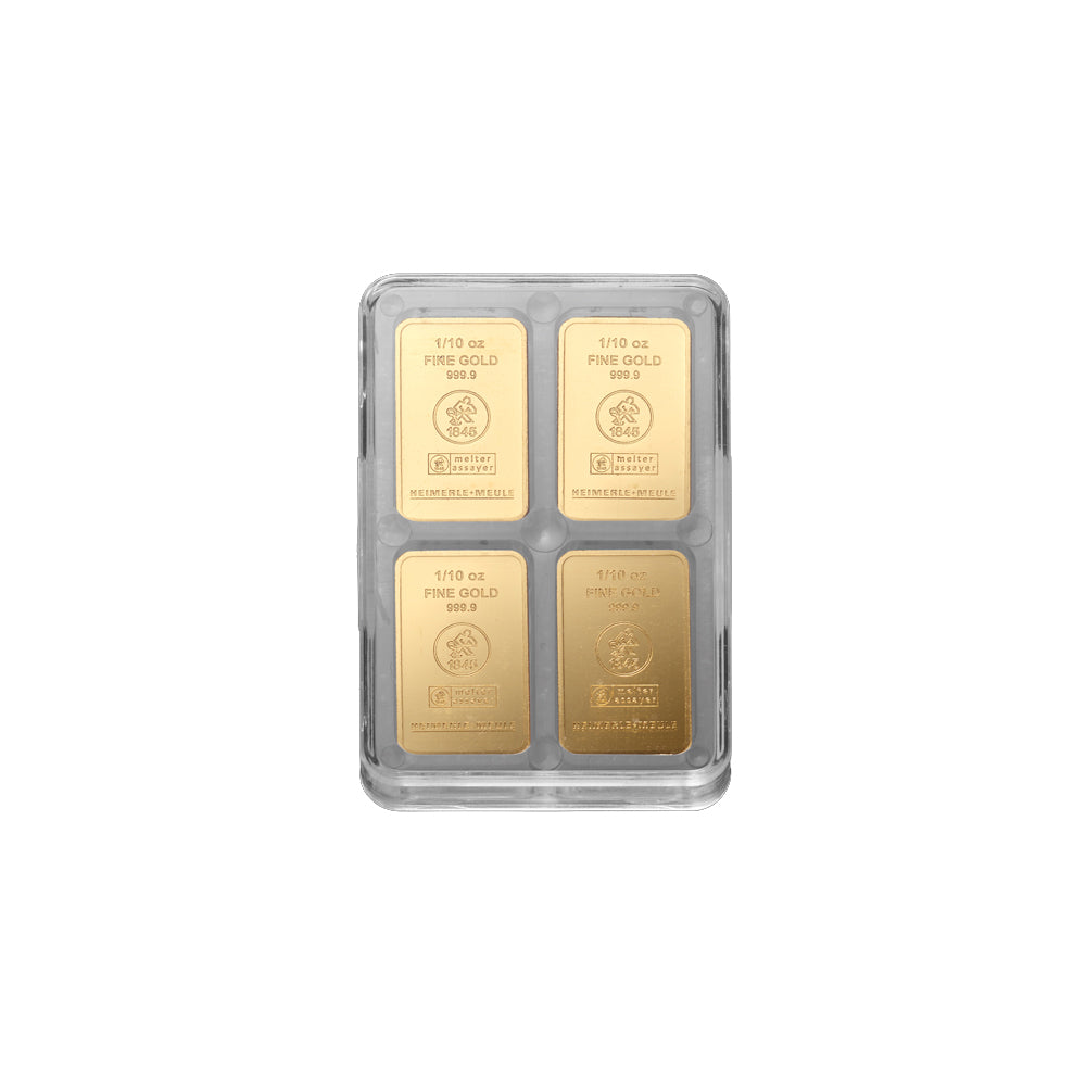 20x1/10 Unze Gold UnityBox Heimerle+Meule