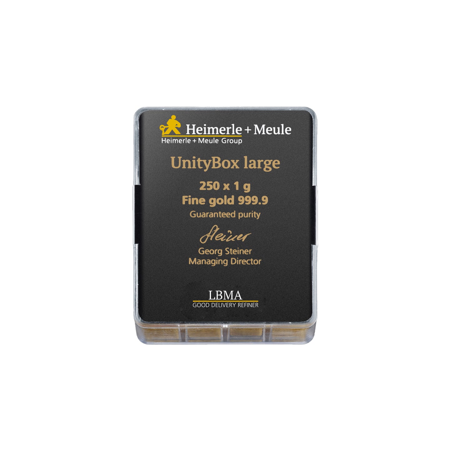 250x1g Gold UnityBox Heimerle+Meule