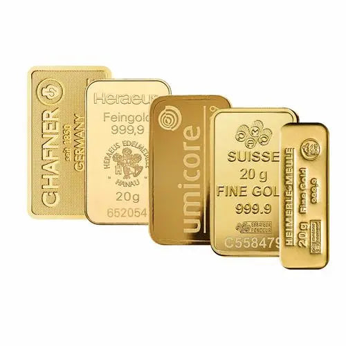 20g Goldbarren diverse Hersteller