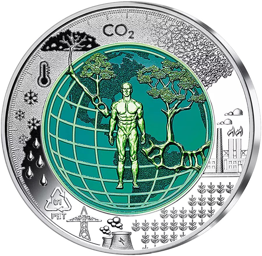 9,0 Gramm Silber Niob "Anthrozophän" 2018