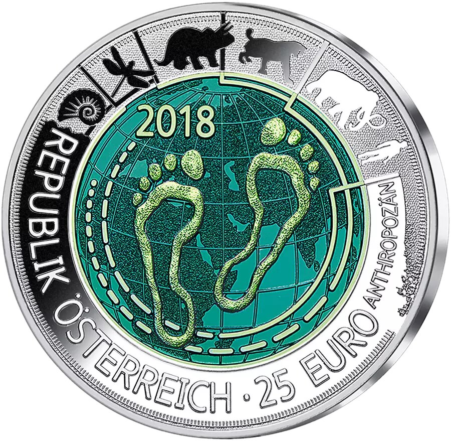 9,0 Gramm Silber Niob "Anthrozophän" 2018