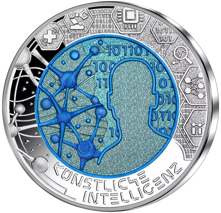 9,0 Gramm Silber Niob "Künstliche Intelligenz" 2019