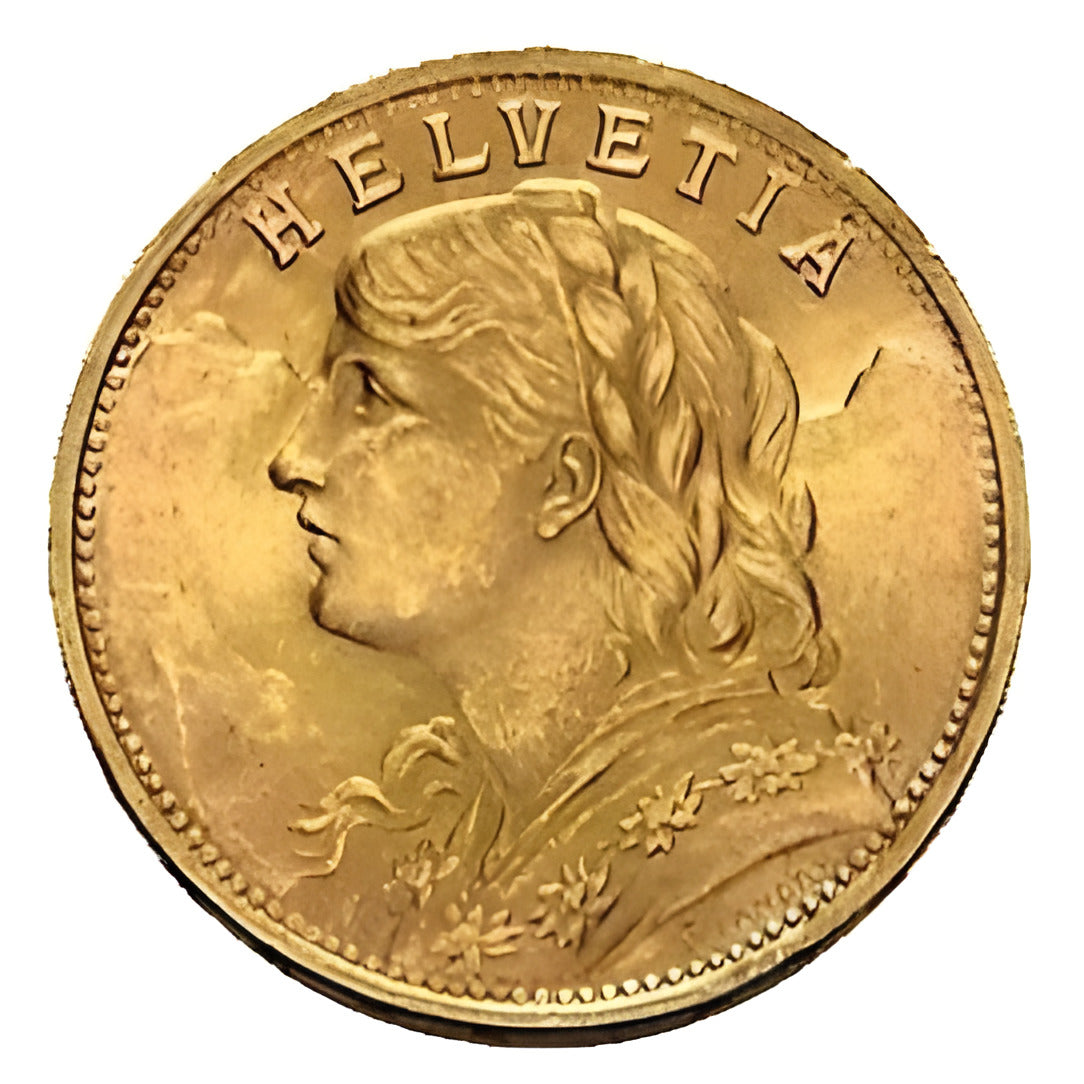 20 Franken Gold Vreneli diverse Jahrgänge