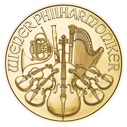 1/10 Unze Gold Wiener Philharmoniker 2026 Goldmünze Münze Österreich 1/10 Unze | Glänzend Vorsorgen