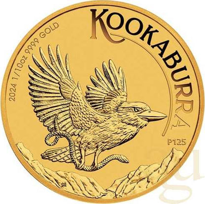 1/10 Unze Gold Kookaburra 2024