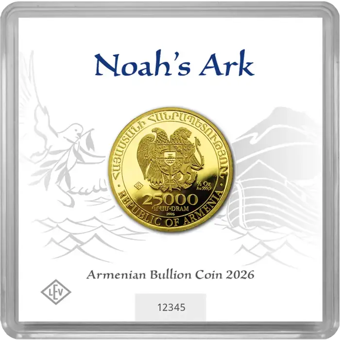 1/2 Unze Gold Arche Noah 2026 Goldmünze Leipziger Edelmetallverarbeitung 1/2 Unze | Glänzend Vorsorgen
