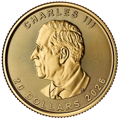 1/2 Unze Gold Maple Leaf 2026 Goldmünze Royal Canadian Mint 1/2 Unze | Glänzend Vorsorgen