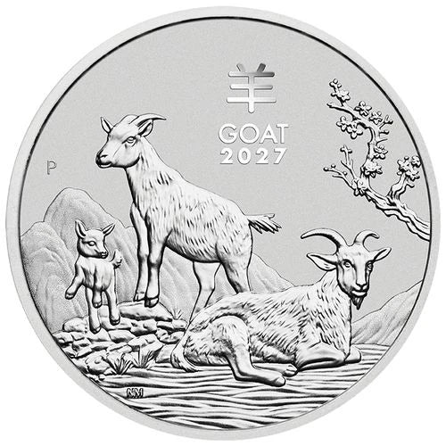 1/2 Unze Silber Lunar III Ziege 2027