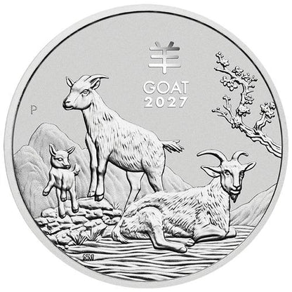 1/2 Unze Silber Lunar III Ziege 2027