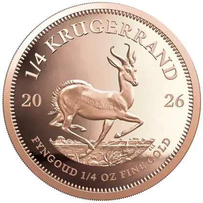 1/4 Unze Gold Krügerrand 2026 Goldmünze Rand Refinery 1/4 Unze | Glänzend Vorsorgen