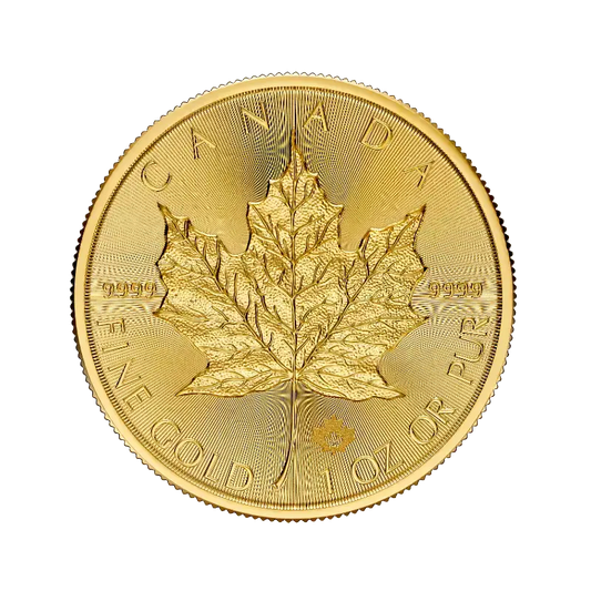 1/4 Unze Gold Maple Leaf 2026 Goldmünze Royal Canadian Mint 1/4 Unze | Glänzend Vorsorgen
