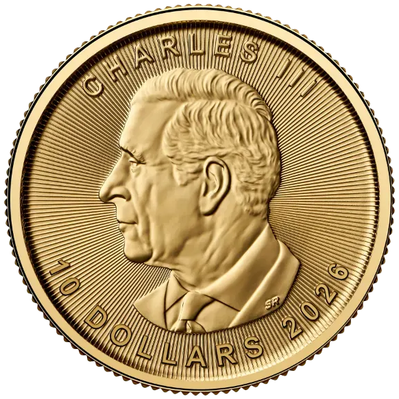 1/4 Unze Gold Maple Leaf 2026 Goldmünze Royal Canadian Mint 1/4 Unze | Glänzend Vorsorgen