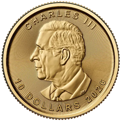 1/4 Unze Gold Maple Leaf 2026 Goldmünze Royal Canadian Mint 1/4 Unze | Glänzend Vorsorgen