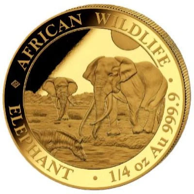 1/4 Unze Gold Somalia Elefant 2026