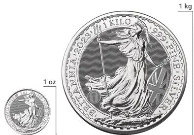 1 Kilo Silber Britannia 2025