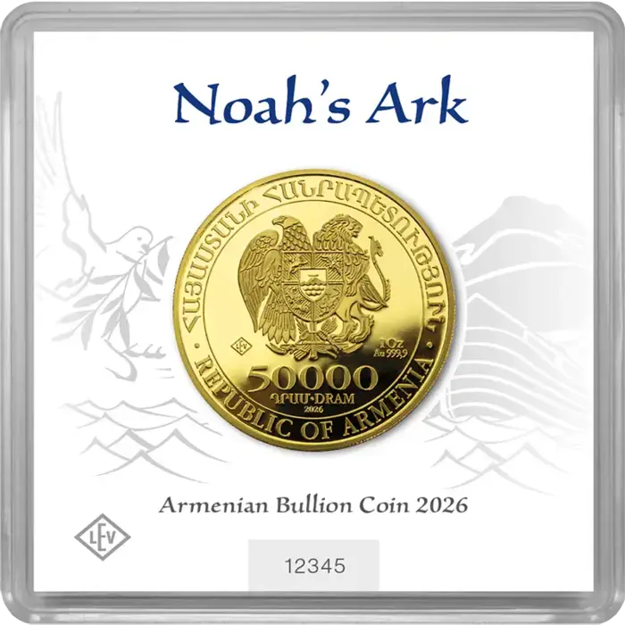 1 Unze Gold Arche Noah 2026 Goldmünze Leipziger Edelmetallverarbeitung 1 Unze | Glänzend Vorsorgen