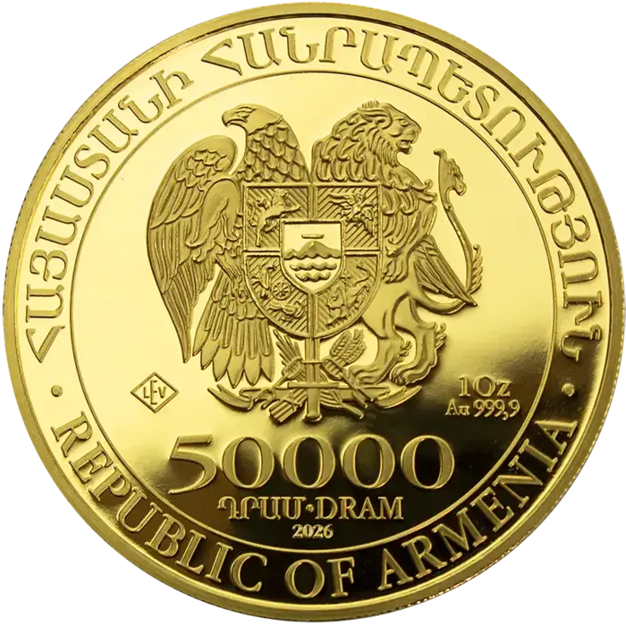 1 Unze Gold Arche Noah 2026 Goldmünze Leipziger Edelmetallverarbeitung 1 Unze | Glänzend Vorsorgen