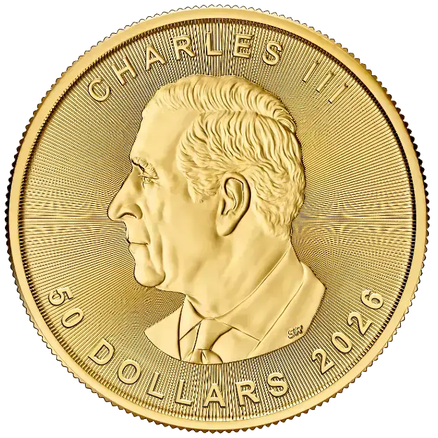 1 Unze Gold Maple Leaf 2026 Goldmünze Royal Canadian Mint 1 Unze | Glänzend Vorsorgen