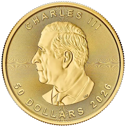 1 Unze Gold Maple Leaf 2026 Goldmünze Royal Canadian Mint 1 Unze | Glänzend Vorsorgen