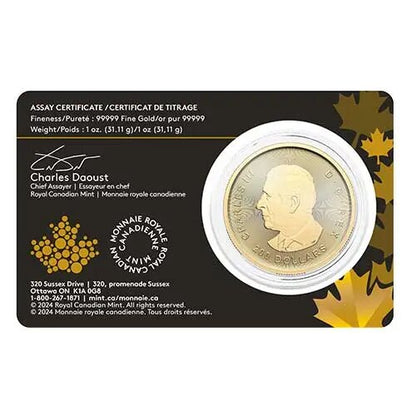 1 Unze Gold Klondike Goldrausch 2024