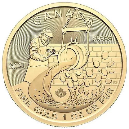 1 Unze Gold Klondike Goldrausch 2024
