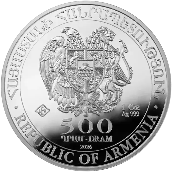 1 Unze Silber Arche Noah 2026 Silbermünze Leipziger Edelmetallverarbeitung 1 Unze | Glänzend Vorsorgen