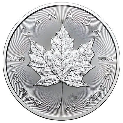 1 Unze Silber Maple Leaf 2025 differenzbesteuert